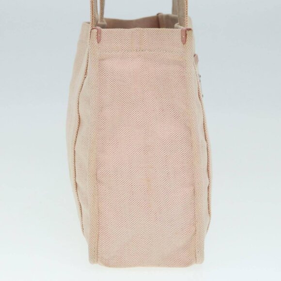 PRADA Hand Bag Canvas Pink Silver Auth - Picture 5 of 16